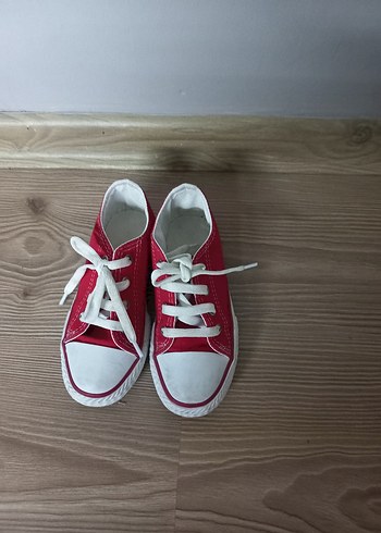 Kırmızı Minimalist cocuk Spor Ayakkabı