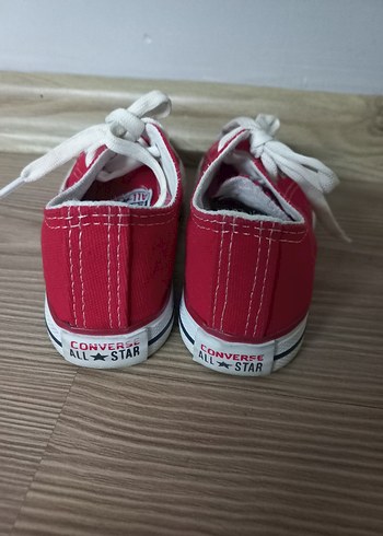 27 Beden Kırmızı Minimalist cocuk Spor Ayakkabı