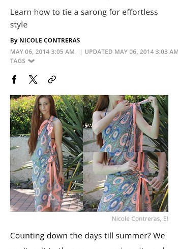 H&M BÜYÜK BOY PAREO - Görsel 6