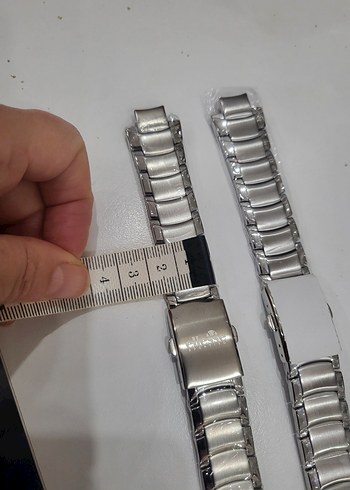 İKİ ADET PASLANMAZ ÇELİK ERKEK SAAT KORDONU - Görsel 6