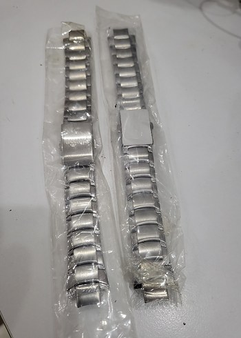 İKİ ADET PASLANMAZ ÇELİK ERKEK SAAT KORDONU - Görsel 2