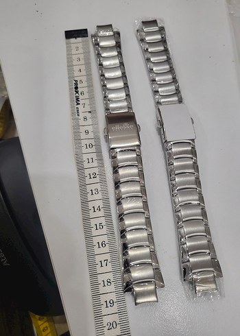 İKİ ADET PASLANMAZ ÇELİK ERKEK SAAT KORDONU - Görsel 5