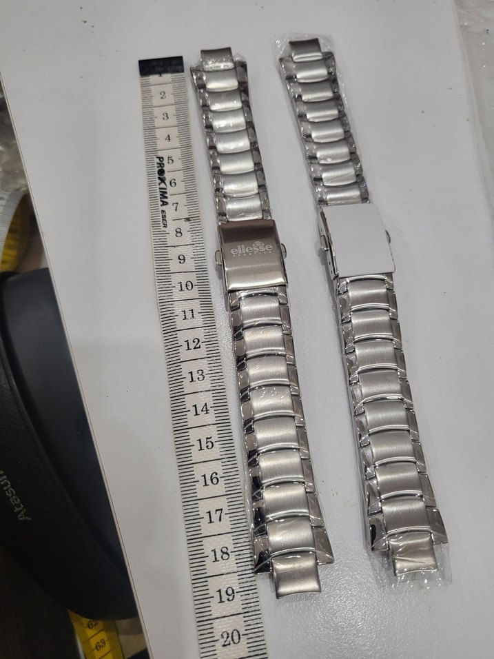 İKİ ADET PASLANMAZ ÇELİK ERKEK SAAT KORDONU - Görsel 5