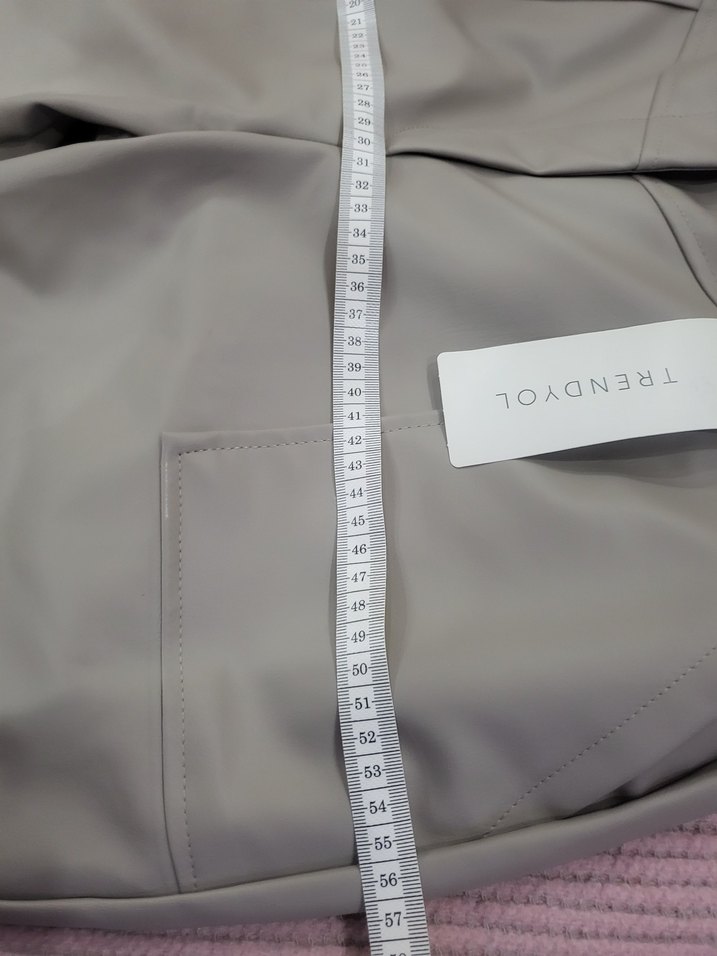 Vizon Suni Deri Havuç Pantolon - Görsel 3