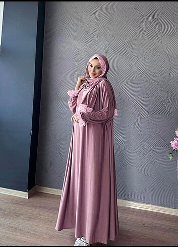 TEK PARÇA PUDRA NAMAZ ELBİSESİ 