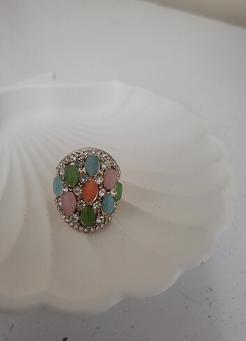 Diğer HANDMADE MULTICOLOR STONES RINGS