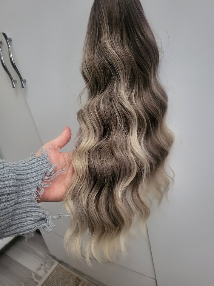 İTHAL OMBRELİ DALGALI POSTİŞ - Görsel 4