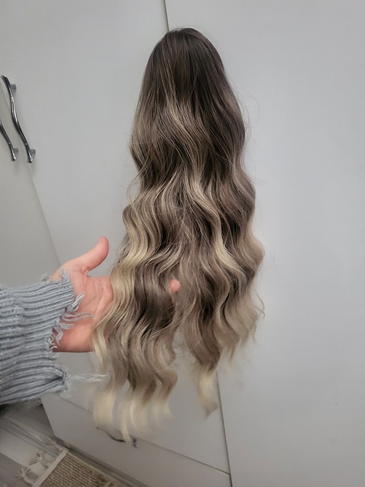 İTHAL OMBRELİ DALGALI POSTİŞ - Görsel 5