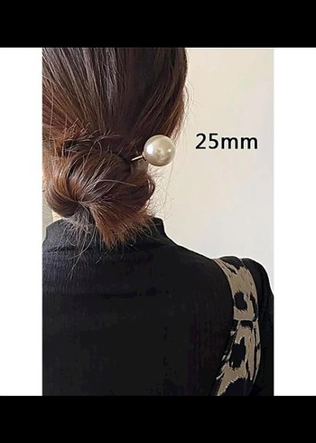 İnci Topuz Saç Tokası - Görsel 5