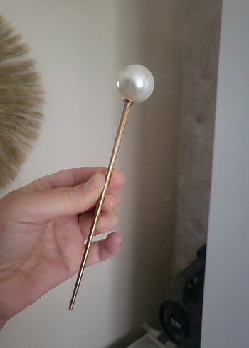 İnci Topuz Saç Tokası - Görsel 2