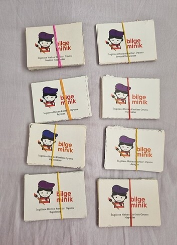 Bilge minik ingilizce türkçe eşleştirme kartları