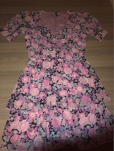 H&M Hm çiçekli elbise