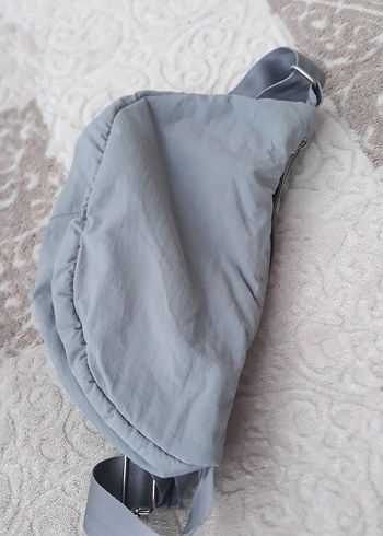 Gri capraz çanta - Görsel 4