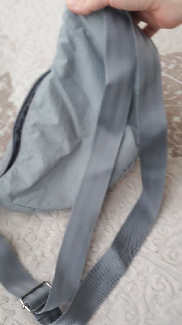 Gri capraz çanta - Görsel 3