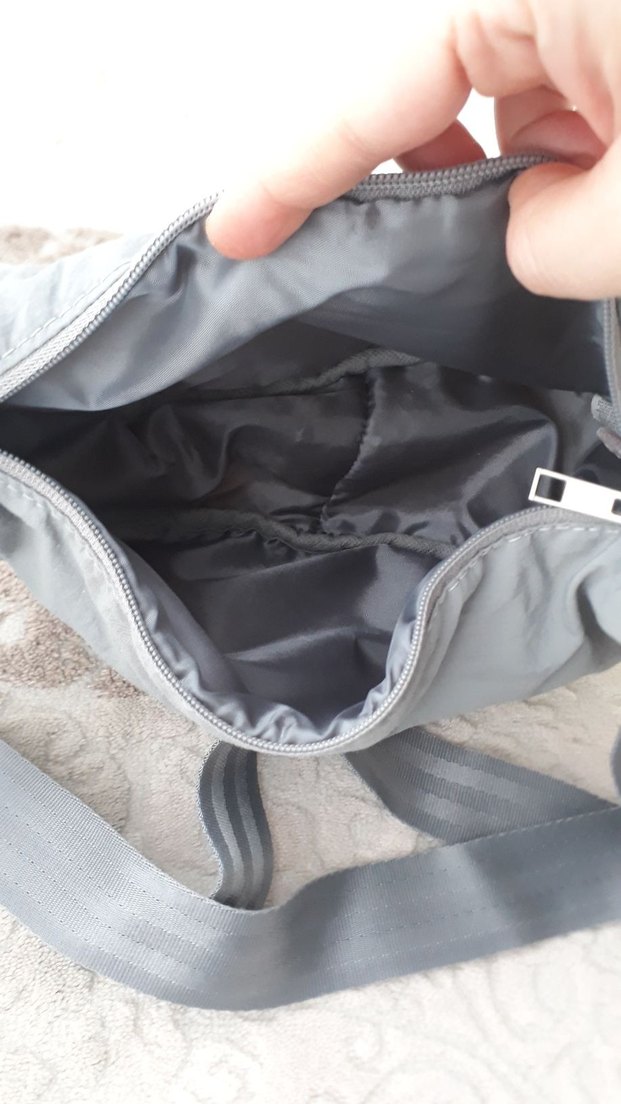 Gri capraz çanta - Görsel 5