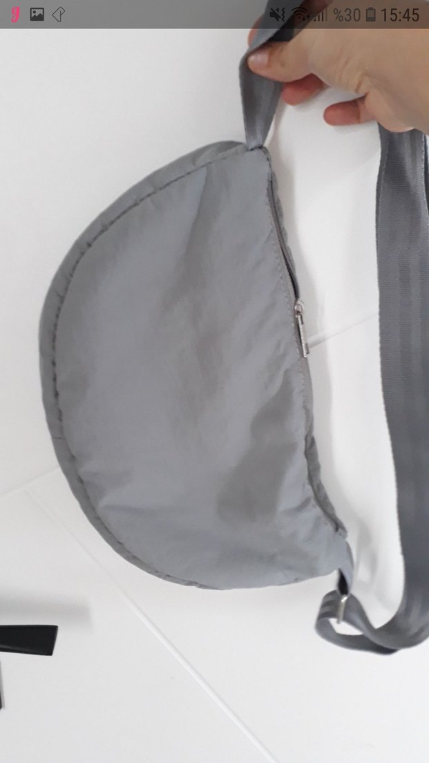 Gri capraz çanta - Görsel 2