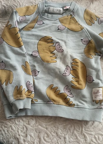 Erkek Çocuk Gri Baskılı Sweatshirt - Görsel 2