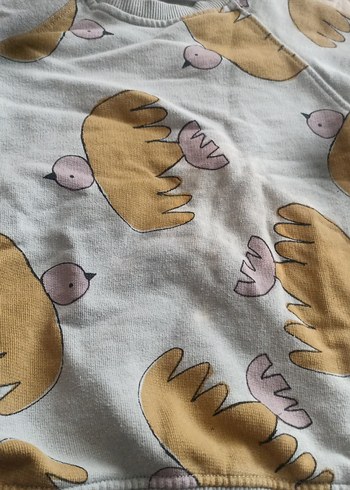 Erkek Çocuk Gri Baskılı Sweatshirt - Görsel 3