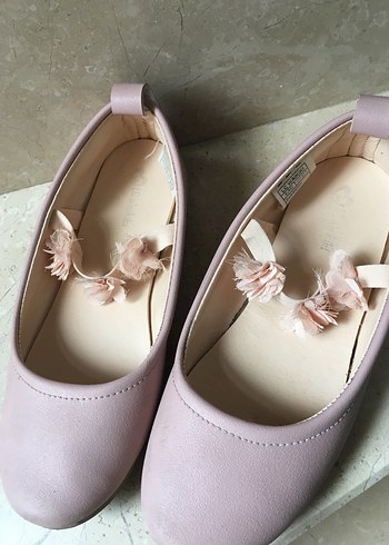 Kız Çocuk Pembe Fırfırlı Babet - Görsel 3