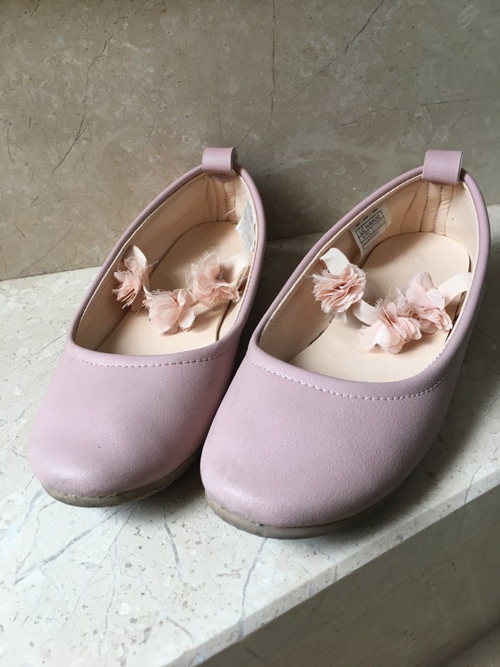 Kız Çocuk Pembe Fırfırlı Babet - Görsel 4