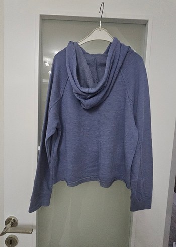 Mavi Kadın Kapüşonlu Sweatshirt - Görsel 3