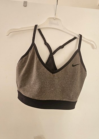 Gri Spor Büstiyer ve Siyah Tayt Takımı - Görsel 3