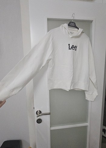 Lee Beyaz Kadın Sweatshirt - Görsel 3