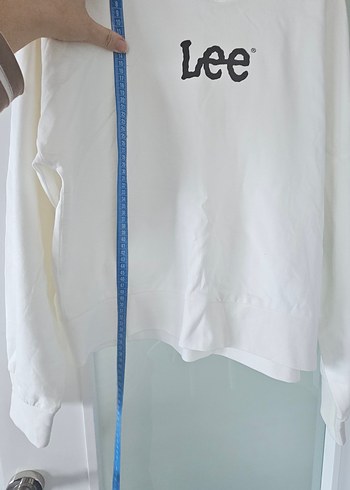 Lee Beyaz Kadın Sweatshirt - Görsel 6