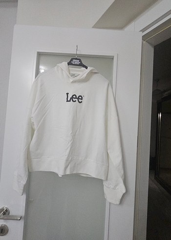 Lee Beyaz Kadın Sweatshirt - Görsel 2