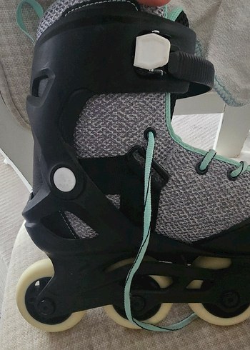 Gri Yılan Desenli Bağcıklı unisex 39 number Paten - Görsel 4