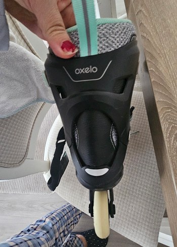 Gri Yılan Desenli Bağcıklı unisex 39 number Paten - Görsel 3