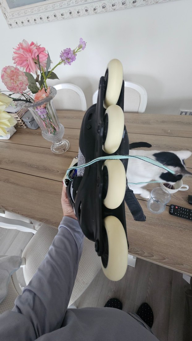 Gri Yılan Desenli Bağcıklı unisex 39 number Paten - Görsel 5