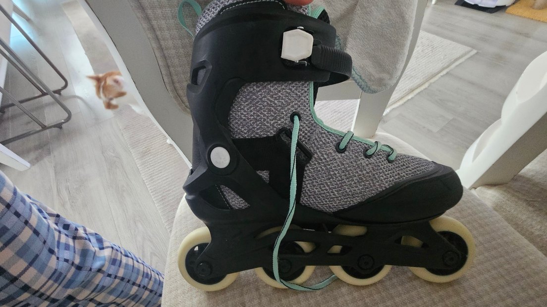 Gri Yılan Desenli Bağcıklı unisex 39 number Paten - Görsel 4