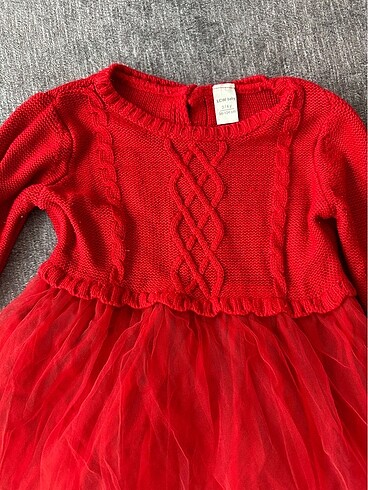 4 Yaş Beden Kırmızı tütü elbise
