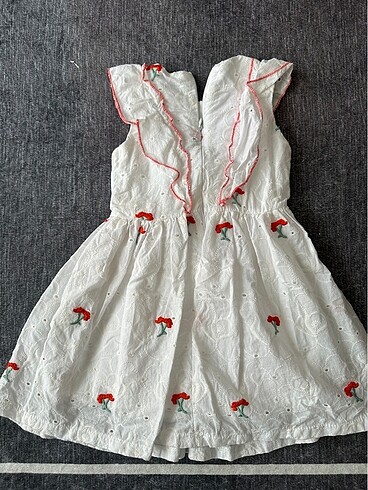 24-36 Ay Beden beyaz Renk 2 yaş beya elbise