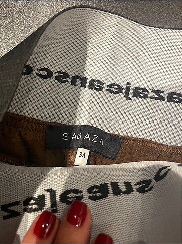 xs Beden kahverengi Renk Sagaza madrid pantalon