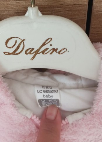 12 18 ay uyumlu 
Pembe Kürklü Bebek Kız Tulum - Görsel 4