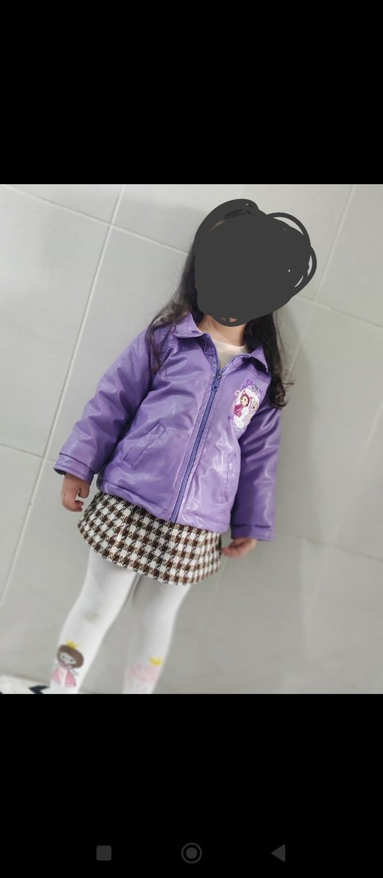 kız çocuk deri ceket - Görsel 2