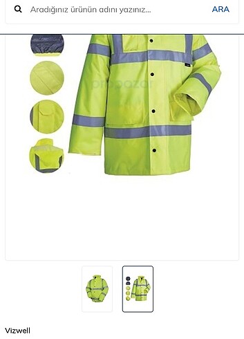 Bomber mont neon sarı 