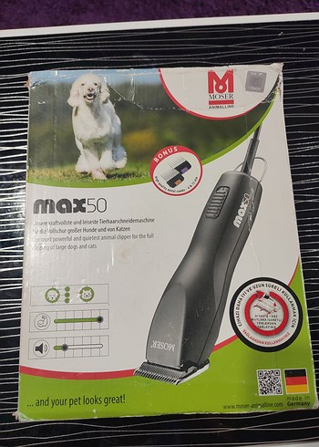 Moser Max50 Evcil Hayvan Tıraş Makinesi