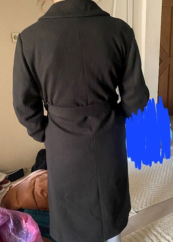 Diğer Siyah Kuşaklı Klasik Kaban