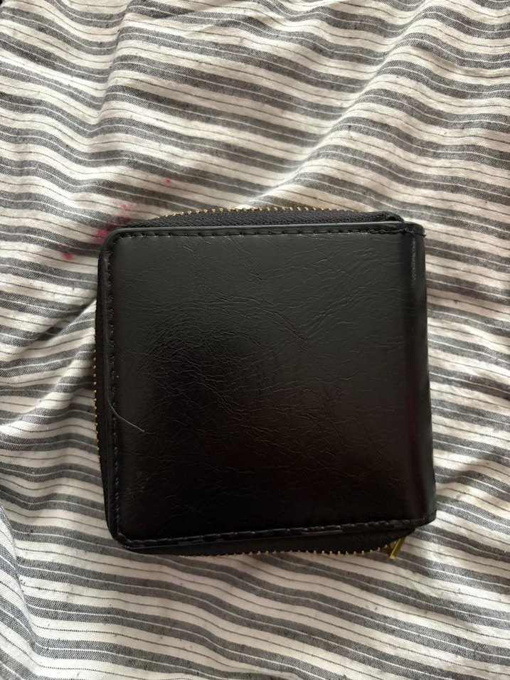 Mango Siyah Deri Fermuarlı Kadın Cüzdan - Görsel 2