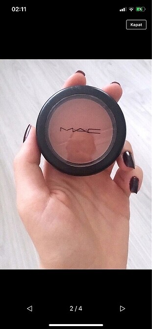 MAC Mac şeftali ton allık