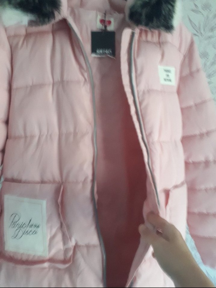 Pembe Kürklü Montu - Görsel 4