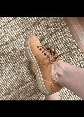 Süet Kadın Spor Ayakkabı - Görsel 2