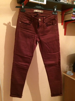 Zara bordo pantolon