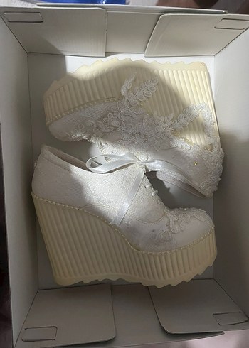 Topuklu Gelin Ayakkabısı - Görsel 6