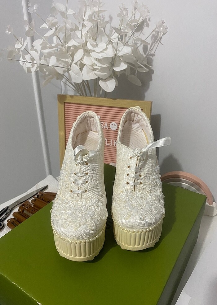 Topuklu Gelin Ayakkabısı - Görsel 3