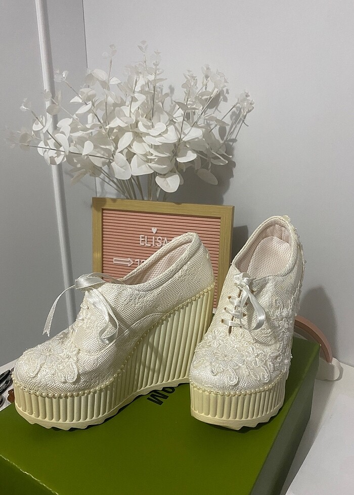 Topuklu Gelin Ayakkabısı - Görsel 4