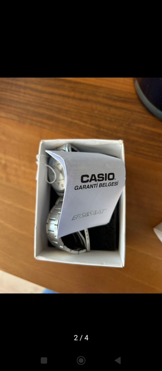 Casio Gri Metal Kordonlu Erkek Saat - Görsel 2